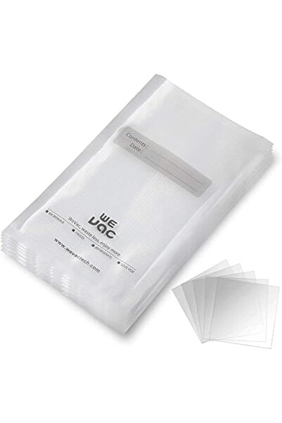 Wevac Vacuum Sealer Bags 100 Quart 8x12 Inch for Food Saver BPA-Free Bags
