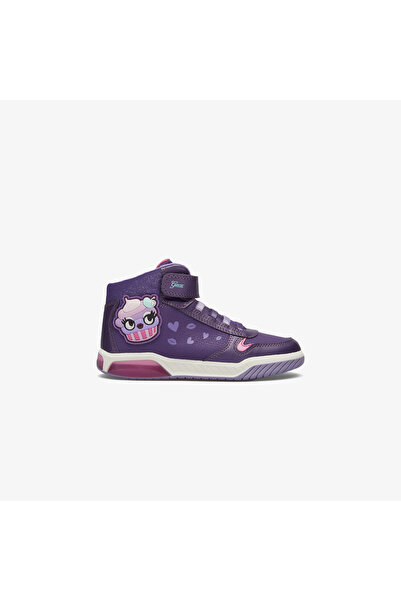 Geox Kız Çocuk Mor Girl Bağcıklı Bilekli Sneaker J36asc0cenfc8371