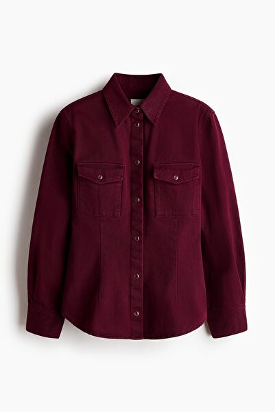H&M Bedene Oturan Kot Gömlek