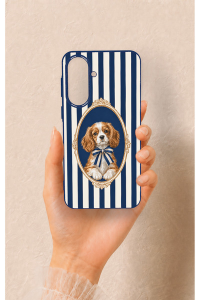 Vip Case Samsung A37 Compatible Cute Dog Pattern Silicone Case