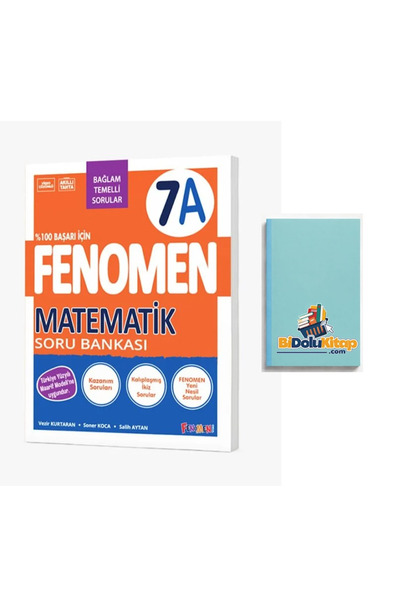 Fenomen Yayıncılık FENOMEN 7 MATEMATİK (A) SORU BANKASI (DEFTER HEDİYE)