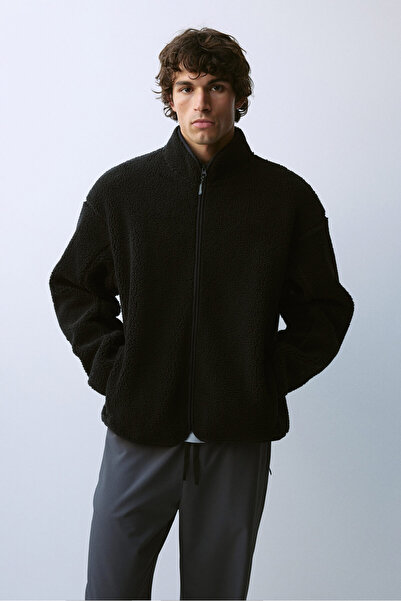 H&M Pelüş Spor Ceketi