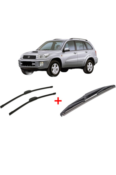 Bosch Set of 3 wipers TOYOTA RAV 4 II (_A2_) 2000 - 2005, for windshield and ...