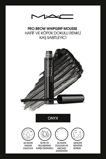 M.A.C Pro Brow Whipgrip Mousse Hafif ve Köpük Dokulu Renkli Kaş Sabitleyici -...