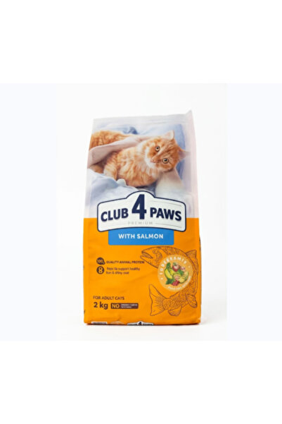 Club4Paws Dry food for adult cats salmon club 4 paws - 2 kg