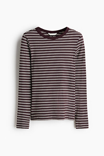 H&M Uzun Kollu ve Ribanalı Üst