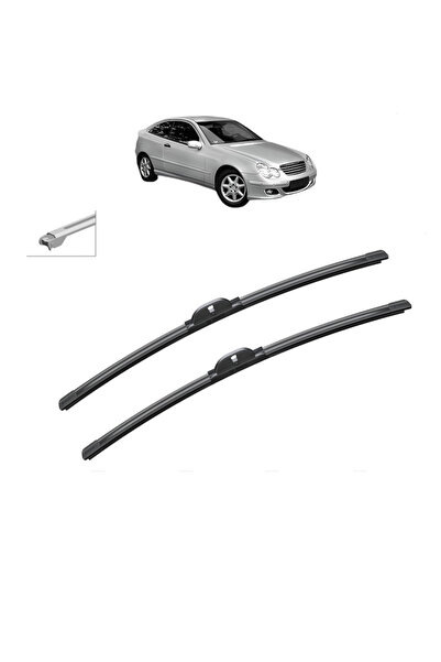 Bosch Σετ 2 υαλοκαθαριστήρων MERCEDES-BENZ C-CLASS Coupe (CL203) 2001-2008, γ...