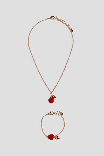H&M 2 Parçalı Boncuklu Takı Seti