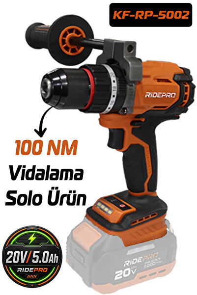 RİDEPRO KF-RP-5002 100 NM ŞARJLI VİDALAMA SOLO MAKİNE