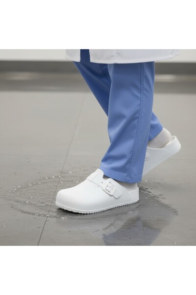 MİNAHOBİ Eva Unisex Sabo Slippers Waterproof Medical Chef and Hospital Slippers