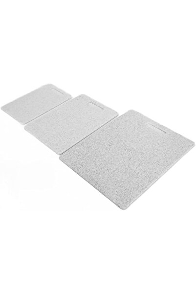 Domary 3Pcs Cutting Board Set Imitation Marble Pattern DoubleSided Chopping B...