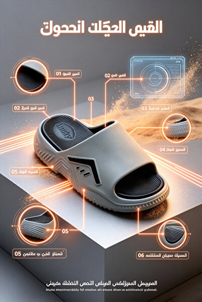 Elite Foot Hub شباشب للرجال والنساء بتصميم عصري | خفيفة الوزن، نعل مبطن مريح،...