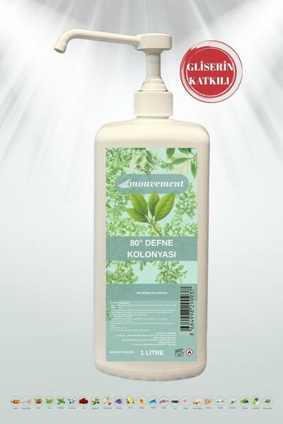 MOUVEMENT Gliserin Katkılı Doğal Defne Kolonyası 80° Basmalı Başlıklı – 1 Litre
