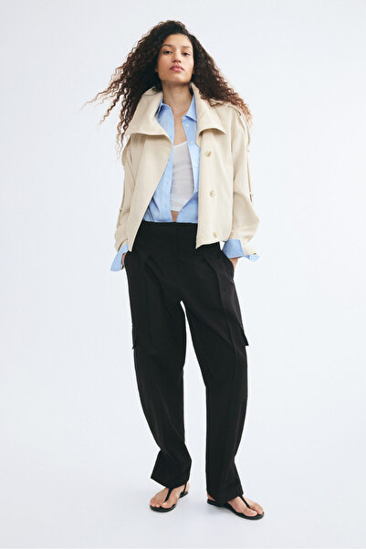 H&M Barrel Paçalı Kargo Pantolon