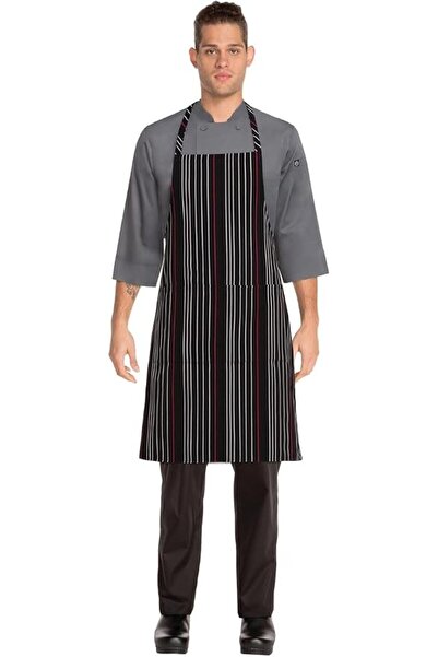Chef Works مريلة مخططة للجنسين