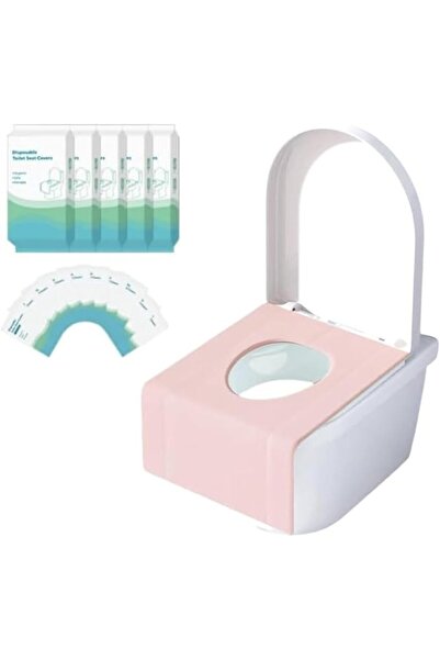 GENERAL Toilet Seat Cover Disposable, 50 Pcs Waterproof Toilet Sticker Indivi...