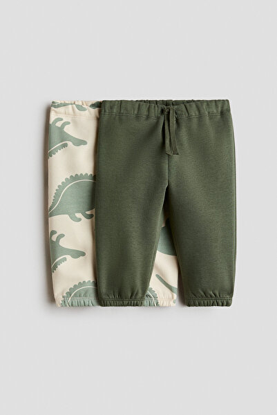 H&M 2'li İçi Tüylü Jogger Pantolon