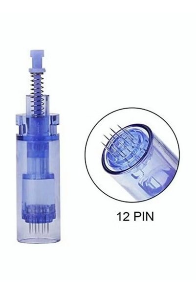 Dr.Pen Derma Ultima A6 Replacement Cartridge 12 Needles 20 Pieces Blue 8cm