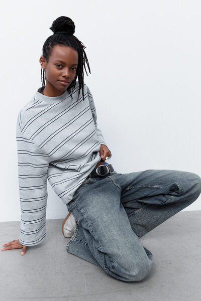 H&M Straight High Waist Jeans