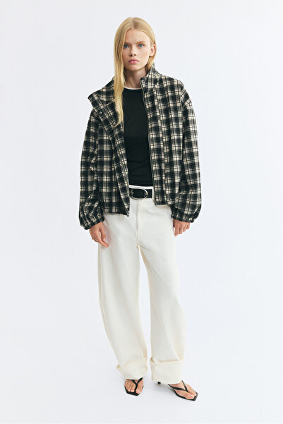 H&M Boru Yakalı Oversize Ceket