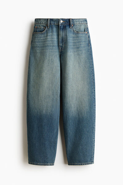 H&M Baggy Barrel Regular Waist Jeans