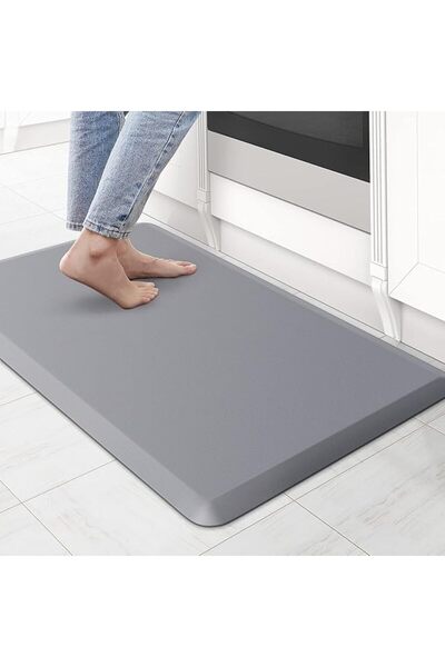 XICEN Kitchen Mat Cushioned Anti Fatigue Kitchen Rug 0.8inch Non Slip Standin...