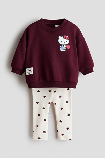 H&M 2 Parçalı Baskılı Set