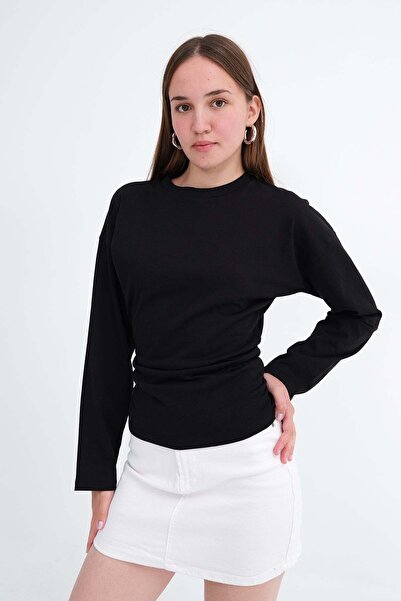 Addax Drawstring Long Sleeve T-Shirt P06095