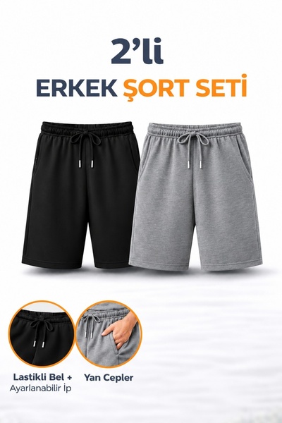 SURMARİ Udobne unisex sportske šortseve u crnoj, sivoj, tamnoplavoj, antracit...