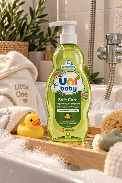 Uni Baby Soft Care Organik Zeytinyağlı Saç ve Vücut Şampuanı 700 ml