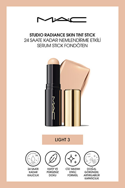 M.A.C Studio Radiance Skin Tint Stick 24 Saate Kadar Nemlendirme Etkili Serum...