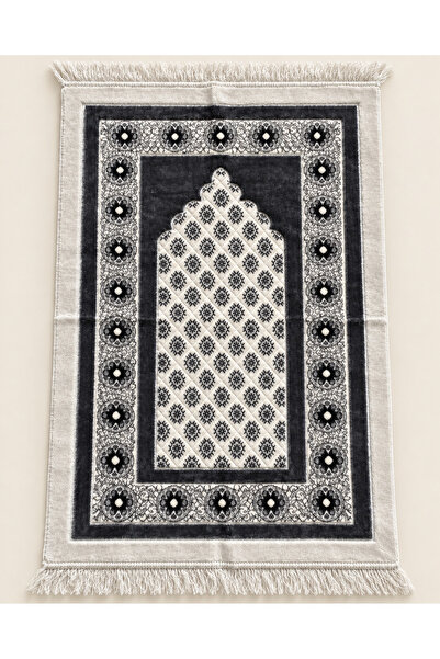 Bilenler Starry Mihrap Velvet Prayer Rug 70X115 cm Gift Dowry Prayer Rug