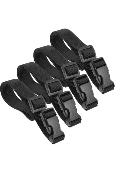 GENERAL 4 PCS Adjustable Tie Down Straps, Utility Straps with Quick Release B...