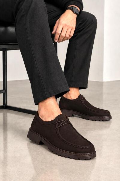 Taşpınar Ayakkabı 100% Genuine Leather Men's Comfortable Daily Lace-Up Winter...