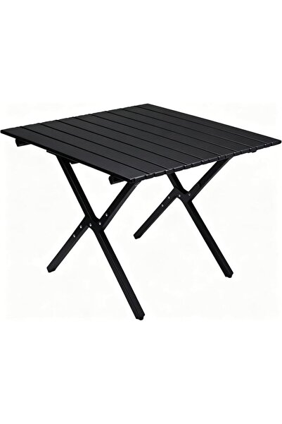 GENERAL Carbon Steel Folding Camping Table, Ultralight Portable Outdoor Side ...