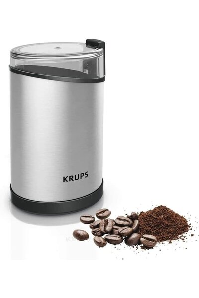 Krups Fast Touch GX204D Elektrikli Kahve Öğütücü, Paslanmaz Çelik, 200W Güç, ...