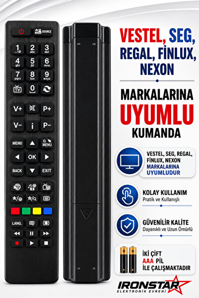 Seg TV kumandası / Smart TV kumandası / televizyon kumandası / akıllı TV kuma...