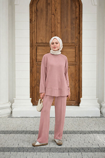 LOCCO Women's Trouser Suit Pink