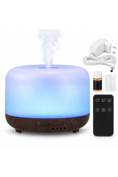 varioshop ®   Umidificator ultrasonic 4-în-1, Difuzor de aromă, Ionizator, Te...
