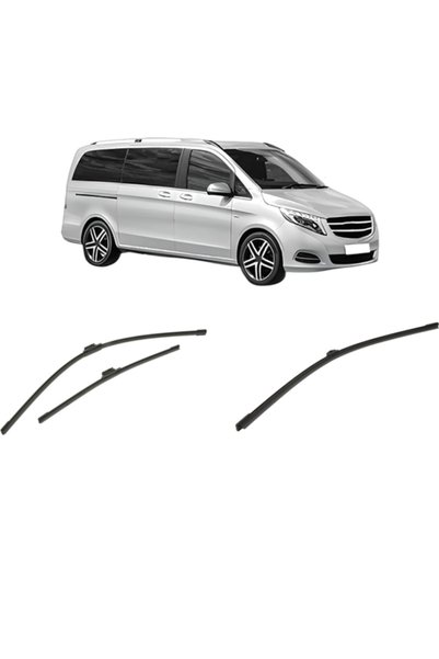 Bosch Комплект от 3 чистачки MERCEDES-BENZ V-CLASS (W447) 2014-2021, за предн...