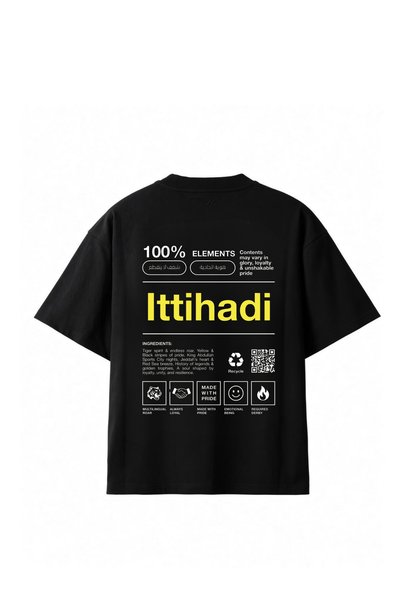 Ittihad قميص إيتهدادي أسود