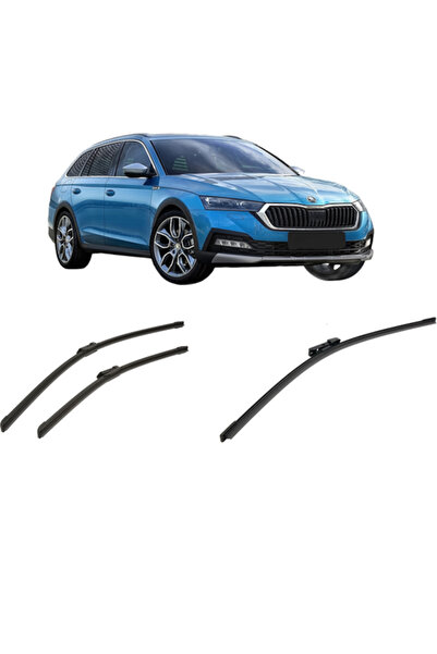Bosch Σετ 3 υαλοκαθαριστήρων SKODA OCTAVIA IV (NX3, NN3, PV3) 2020-2025, για ...