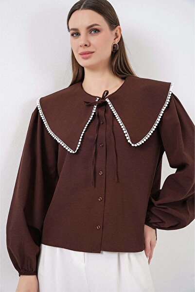 Shopping Shop Baby Collared Shirt Brown