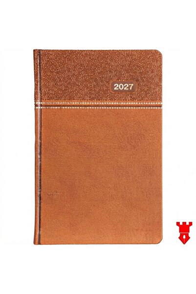KALE PROMOSYON 2027 Dated Agenda 16X24 with Patterned Top Edge