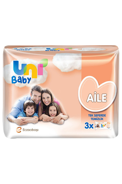 Uni Baby Aile Islak Mendil 3 x 52 Adet
