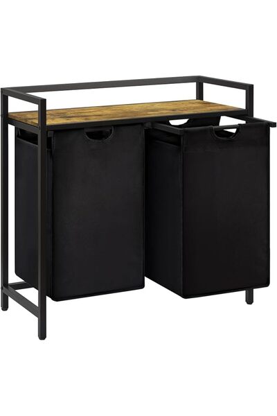 Lifewit Laundry Hamper, 95L 2 Section Pull out Clothes Hampers for Laundry wi...
