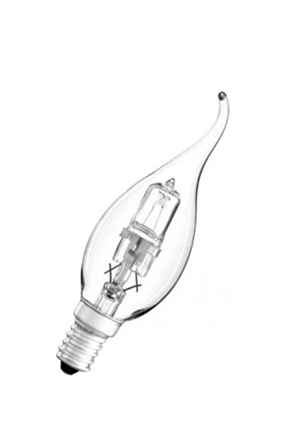 Halogen 28w = 40w Eşdeğer E14 İnce Duylu Sarı Işık G Enerji TüketimiKlasik Şe...