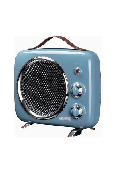 ARIETE 808 Retro Vintage Fanlı Isıtıcı 2000 W Açık Mavi