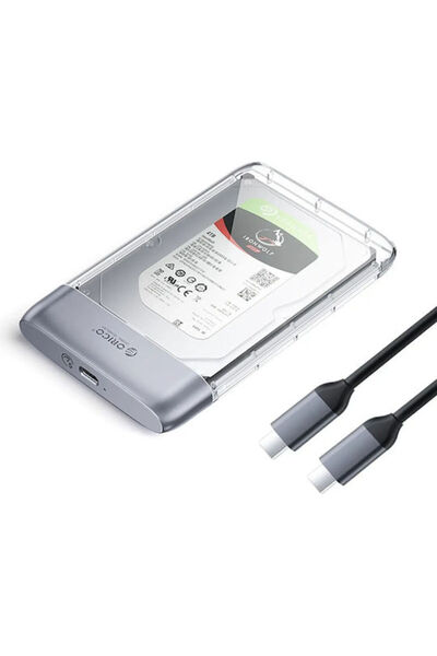 Orico Θήκη TX25C3 για Σκληρό Δίσκο 2.5 " SATA III με Σύνδεση Type-C Διαφανής ...