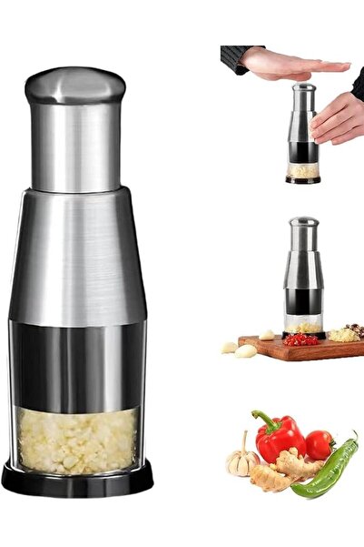 Generic Stainless Steel Garlic Crusher & Ginger Press – Heavy Duty Kitchen Ga...
